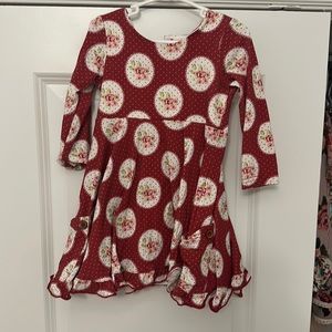 SweetHoney 2T Red with pink roses